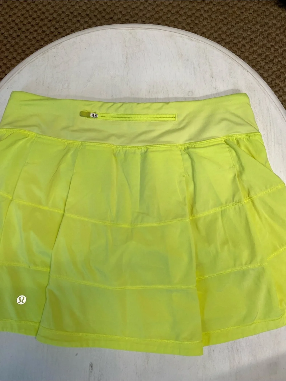 lululemon athletica Neon Yellow Women's Skort